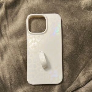 Loopy Opal Leopard Iridescent - iPhone 14 Pro Max righty
